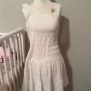 NWT Nordstrom Max Studio Elegant White Sleeveless Dress